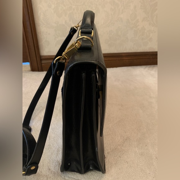 Vintage Genuine Leather Briefcase by Pedano (Made in Canada) - Picture 4 of 11